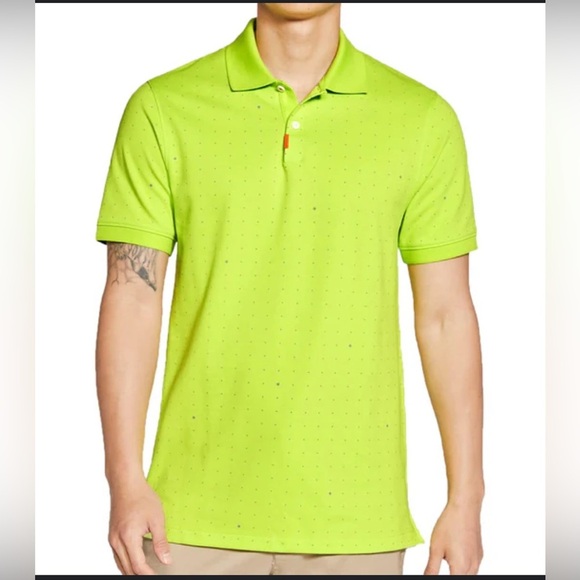Nike Dri Fit Polo Cyber Green Golf Shirt XL - Picture 1 of 10